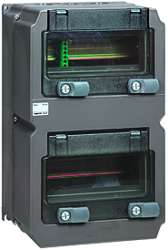 Legrand Hypra Сборный щиток с 2 окошками с рейкой DIN 370x230x181 мм арт. 059849