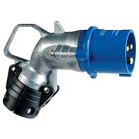 Legrand Hypra Угловая вилка IP 44 2К+З 32 А металл арт. 052772