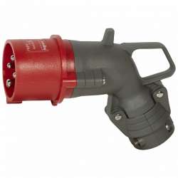 Legrand Hypra Угловая вилка IP 44 3К+Н+З 16 А пластик арт. 052264