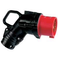 Legrand Hypra Угловая вилка IP 44 3К+Н+З 63 А резина арт. 053864