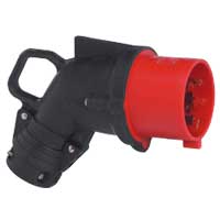 Legrand Hypra Угловая вилка IP 44 3К+З 32 А резина арт. 052853