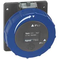 Legrand Hypra Встраиваемая розетка IP 66/67-55 2К+3 16 А пластик арт. 051146