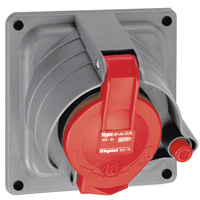 Legrand Hypra Встраиваемая розетка Prisinter IP 44/55 3К+Н+З 32 А пластик арт. 052904