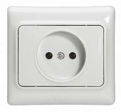 Legrand Kaptika Белый Розетка б/з арт. 782110