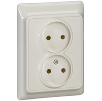 Legrand Kaptika Бежевый Розетка 2-я б/з арт. 782142