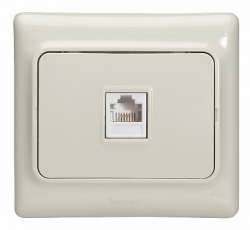 Legrand Kaptika Бежевый Розетка ТЛФ 1-я арт. 782144