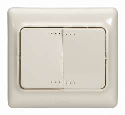 Legrand Kaptika Бежевый Выключатель 2-клавишный арт. 782132