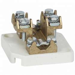 Legrand Клеммный блок IP 30 IK 07 4П кабель сечением 25 мм? бежевый RAL 7032 арт. 033024