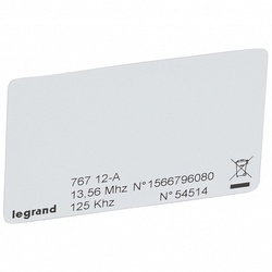 Legrand Ключ-Карта Mifare 13,56кгц арт. 076713