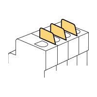 Legrand Кнопка-выключатель на DIN-рейку 1Н.О.контакт арт. 004453