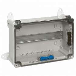 Legrand Коробка промышленная пластиковая IP55 IK07 RAL 7035 130x130x74 мм сплошная крышка арт. 035930