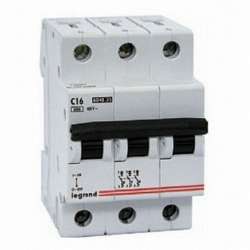 Legrand LR Автоматический выключатель 3P 16А (С) 6kA арт. 604835
