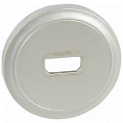 Legrand Лицевая панель Программа Celiane розетка аудио Jack 3,5мм Кат. № 0 673 18 титан арт. 068517