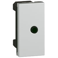 Legrand Mosaic Алюминевая Розетка 3,5 мм 1 мод арт. 079264