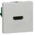 Legrand Mosaic Алюминий Розетка HDMI арт. 079275