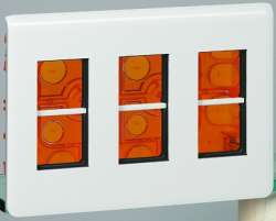 Legrand Mosaic Белая Розетка в сборе Встр. 3х4м. арт. 078873