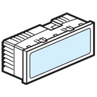 Legrand Mosaic Белое Световое табло с подсветкой зелеными или красными светодиодами 5 мод арт. 078524