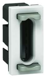 Legrand Mosaic Белый Фиксатор кабеля 1 мод арт. 077080