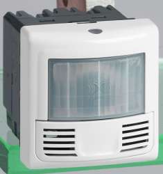 Legrand Mosaic Датчик присутствия ИК+УЗ 180° IP41, с нейтралью арт. 078452