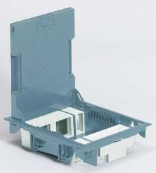 Legrand Mosaic Коробка напольная 10М (крышка для коврового/паркетного покрытия) серая арт. 089621