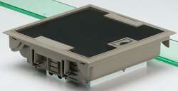 Legrand Mosaic Коробка напольная 18м гориз.75-105мм бежевая арт. 089612