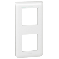 Legrand Mosaic Рамка 2x2 модуля вертик. антибактериальная арт. 078723