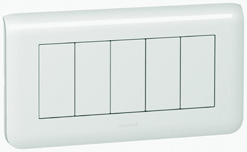 Legrand Mosaic Рамка 5М (супп. 80252) арт. 078815