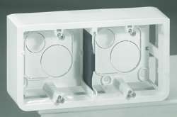 Legrand Mosaic Рамка подъемная горизонтальная на 4,5 или 2x2 модулей, глубина 40мм, белая арт. 80285