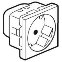 Legrand Mosaic Розетка 2К+З под углом 45° 2 мод. арт. 077245