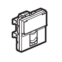 Legrand Mosaic Розетка RJ45 UTP кат.5, 2мод, 45град арт. 076501