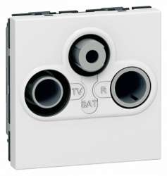 Legrand Mosaic Розетка TV-FM-SAT 2М арт. 078786