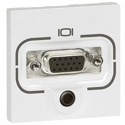 Legrand Mosaic Розетка белая HD15 1м, шнур арт. 078777 Legrand Mosaic Розетка белая HD15 1м, шнур арт. 078777