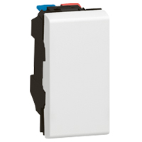 Legrand Mosaic Выключатель без фиксации 6A 1 мод антибактериальный арт. 078714