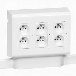 Legrand Mosaic адаптер для установки суппорта в торце к/канала арт. 031640