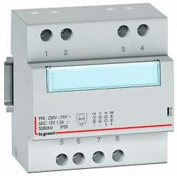 Legrand Однофазный блок питания 12 В= 1,3 А 15 Вт арт. 413105