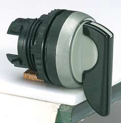 Legrand Osmoz Гол.тумблер, черная ручка 2 п с фикс. 45град (0-1) 12-2 час. арт. 023932