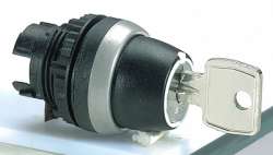 Legrand Osmoz Ключ, ручка черная, 2 положения с фиксацией 45° арт. 023951