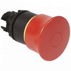 Legrand Osmoz Кнопка с грибовидным толкателем ? 40 для компл. ''Тяни-толкай'' авар. откл. без подсв. IP 66 чёрный арт. 023876