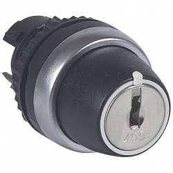 Legrand Osmoz Переключатель с ключом № 455 для комплектации без подсветки IP 66 3 положения с возвратом в центр 45° арт. 023962