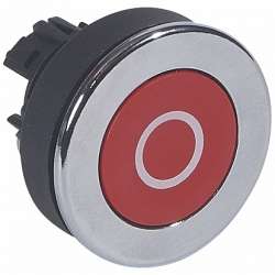 Legrand Osmoz Скрытая головка с утопленным толкателем ? 30 для компл. без подсв. IP 66 зеленый с маркеровкой ''I'' арт. 023819