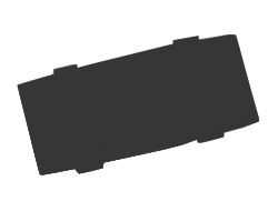 Legrand Osmoz Вставка-маркер для этикеток без надписей чёрная узкая арт. 024303