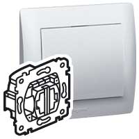 Legrand PRO 21 Мех Переключатель на 2 напр. + кнопка арт. 775810