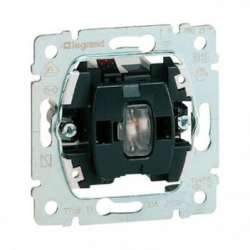 Legrand PRO 21 Мех Переключатель с подсветкой/индикацией, с N-клеммой арт. 775826