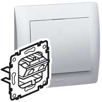 Legrand PRO 21 Мех Розетка RJ45 ISDN 4 контакта 2 коннектора арт. 775937