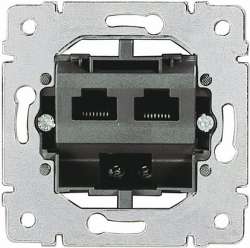 Legrand PRO 21 Мех Розетка ТЛФ 2-ая RJ 45 8 контактов арт. 775936