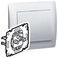 Legrand PRO 21 Мех Розетка TV-FM-SAT оконечная 10 dB для Galea Life арт. 775790