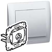 Legrand PRO 21 Мех Розетка TV единственная разъём тип F для Galea Life арт. 775680