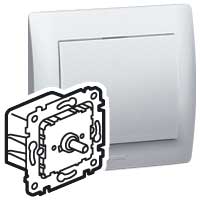 Legrand PRO 21 Мех Светорегулятор поворотный, 400Вт, л/н и г/л 230В для Galea Life арт. 775654