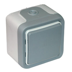 Legrand Plexo Серый Переключатель промежуточный 10А арт. 069716