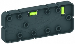 Legrand Plexo Серый Шаблон для разметки отверстий для точной разметки крепежных отверстий арт. 069597